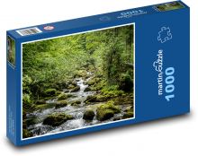 Divoká voda - tok, příroda Puzzle 1000 dílků - 60 x 46 cm