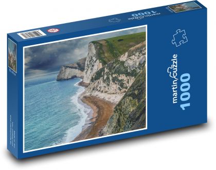 Ocean - wybrzeże, klify - Puzzle 1000 elementów, rozmiar 60x46 cm