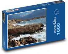 Sea - island, waves Puzzle 1000 pieces - 60 x 46 cm 