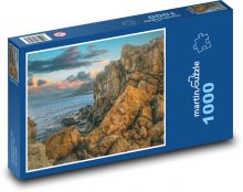 Cliffs in the sea - rocks, ocean Puzzle 1000 pieces - 60 x 46 cm 