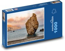 Skała w morzu - plaża, ocean Puzzle 1000 elementów - 60x46 cm