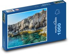 Rafa - ocean, skały Puzzle 1000 elementów - 60x46 cm