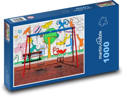 Detské ihrisko - Puzzle 1000 dielikov, rozmer 60x46 cm