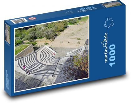 Amfiteátr - divadlo, park - Puzzle 1000 dílků, rozměr 60x46 cm