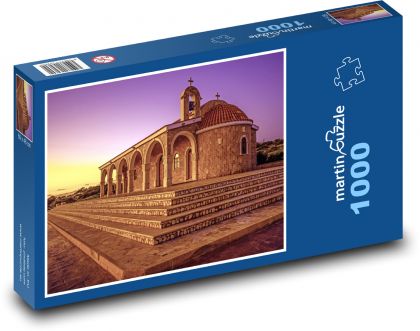Agios Epifanios - kościół, Cypr - Puzzle 1000 elementów, rozmiar 60x46 cm