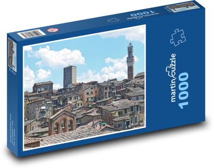 Siena - Italy, old town - Puzzle 1000 pieces, size 60x46 cm 
