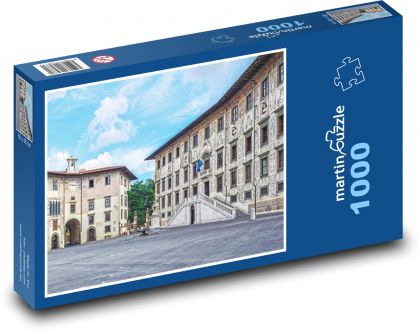 Náměstí Piazza Dei Cavalieri - Itálie, historický - Puzzle 1000 dílků, rozměr 60x46 cm