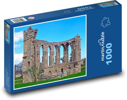 Cyprus - Famagusta, kostol - Puzzle 1000 dielikov, rozmer 60x46 cm