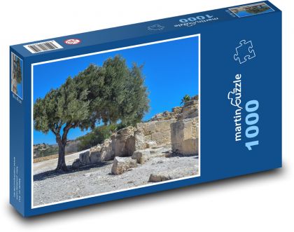 Cyprus - zrúcaniny, staroveké - Puzzle 1000 dielikov, rozmer 60x46 cm