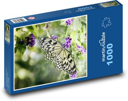 Schmetterling - Blume, Insekt - Puzzle - 1000 Teile