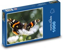 Motyl - skrzydła, zapylenie Puzzle 1000 elementów - 60x46 cm