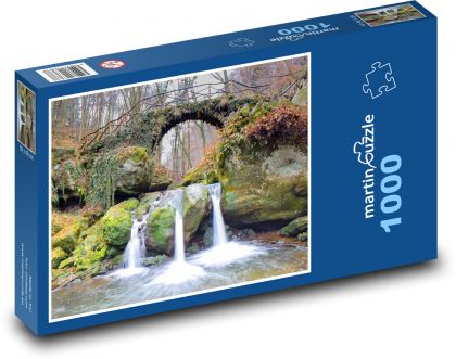 Przyroda - krajobraz, rzeka - Puzzle 1000 elementów, rozmiar 60x46 cm