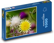 Yellow underbelly - flower, plant Puzzle 1000 pieces - 60 x 46 cm 