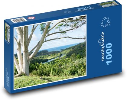 Fluss - Natur, Baum - Puzzle - 1000 Teile