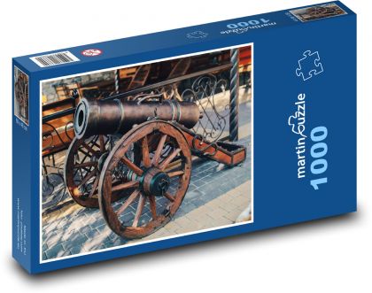 Cannon - history, weapon - Puzzle 1000 pieces, size 60x46 cm 