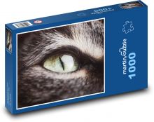 Kočka - zvíře, mazlíček Puzzle 1000 dílků - 60 x 46 cm