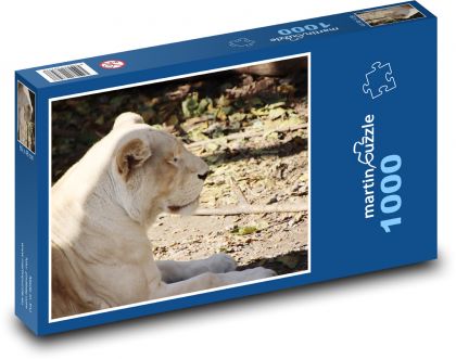 Lioness - mammal, wild cat - Puzzle 1000 pieces, size 60x46 cm 