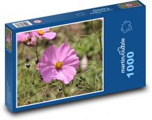 Ružová krásenka - kvetina, kvet Puzzle 1000 dielikov - 60 x 46 cm