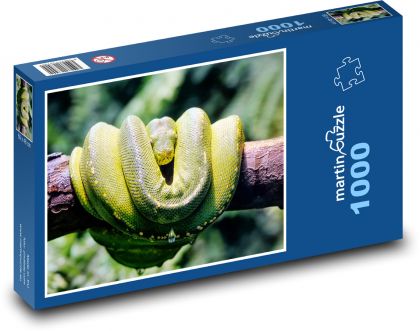 Python - snake, reptile - Puzzle 1000 pieces, size 60x46 cm 