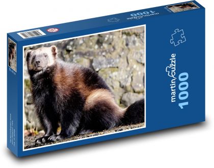 Wolverine - Fleischfresser, Tier - Puzzle - 1000 Teile