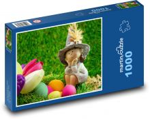 Pisanki - dekoracja Puzzle 1000 elementów - 60x46 cm