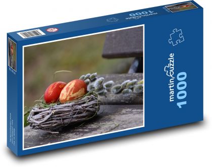 Ostereier - Nest, Dekoration - Puzzle - 1000 Teile