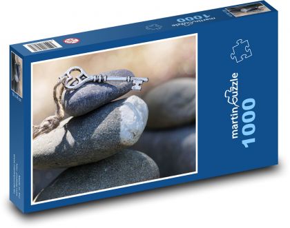 Kameny - klíč, dekorace - puzzle 1000 dílků