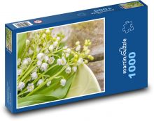 Lily of the valley - flower, flower Puzzle 1000 pieces - 60 x 46 cm