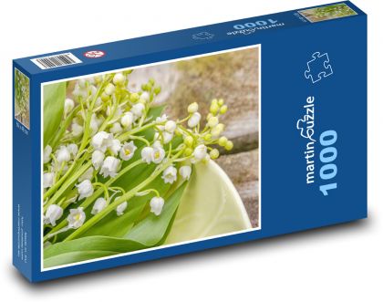 Lily of the valley - flower, flower - Puzzle 1000 pieces, size 60x46 cm