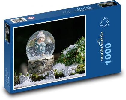 Snowball - Christmas, snow - Puzzle 1000 pieces, size 60x46 cm 