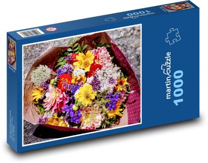 Blumenstrauß - Blumen, Sommer - Puzzle - 1000 Teile