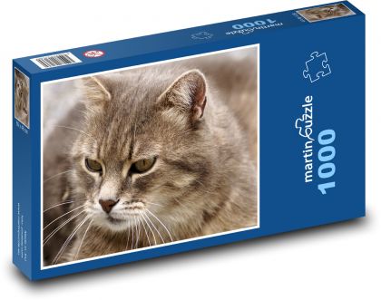 Kočka - domácí zvíře - puzzle 1000 dílků