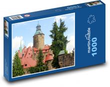 Hrad - pevnost, věž Puzzle 1000 dílků - 60 x 46 cm