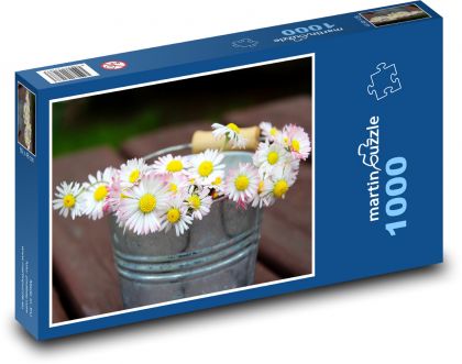 Sedmokrásky - jarné kvety, jar - Puzzle 1000 dielikov, rozmer 60x46 cm