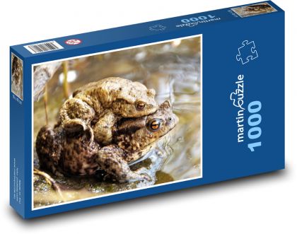 Ropuchy - żaby, płazy - Puzzle 1000 elementów, rozmiar 60x46 cm