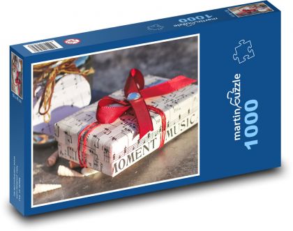 Noty - dárek, překvapení - Puzzle 1000 dílků, rozměr 60x46 cm