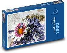 Gazánie - květina, zahrada Puzzle 1000 dílků - 60 x 46 cm