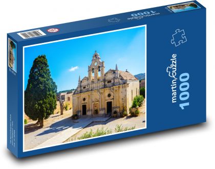 Kréta - Řecko, kostel - puzzle 1000 dílků