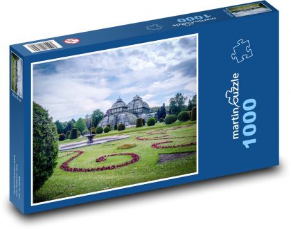 Viedeň - Rakúsko, Palm House - Puzzle 1000 dielikov, rozmer 60x46 cm