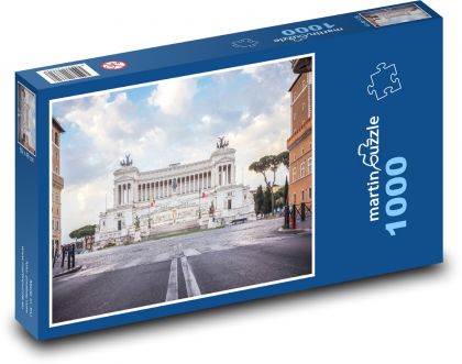 Řím - Itálie, památník - Puzzle 1000 dílků, rozměr 60x46 cm