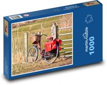 Jízdní kolo - vozidlo, doprava Puzzle 1000 dílků - 60 x 46 cm