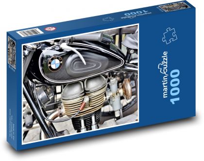 Motocykl - motor motocyklu  - puzzle 1000 dílků