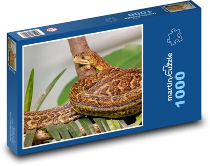 Schrecklich - Schlange, Reptil - Puzzle - 1000 Teile