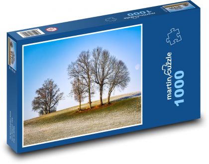 Trees - winter, snow - Puzzle 1000 pieces, size 60x46 cm 