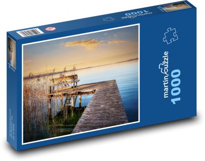 Lake - reeds, Germany - Puzzle 1000 pieces, size 60x46 cm 