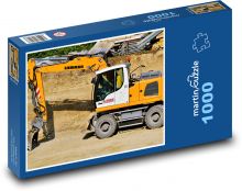 Koparka - maszyna robocza, koparka Puzzle 1000 elementów - 60x46 cm