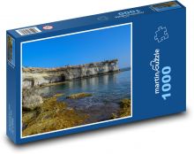 Mořské jeskyně - skály, moře Puzzle 1000 dílků - 60 x 46 cm