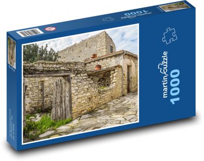 Old house - abandoned, stone - Puzzle 1000 pieces, size 60x46 cm 