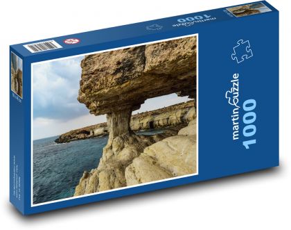 Mořské jeskyně - pobřeží, skály - puzzle 1000 dílků