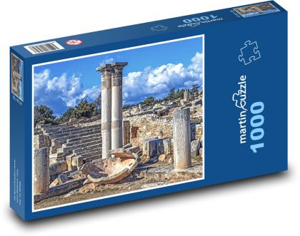 Kypr - cestovat, ruiny - Puzzle 1000 dílků, rozměr 60x46 cm